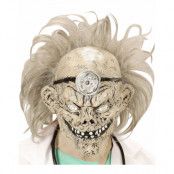 Zombie Doktormask i Latex med Hår