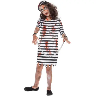 Zombie Fånge Klänning Barn S