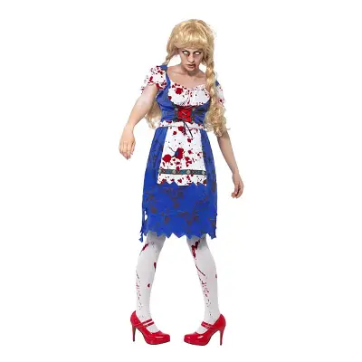 Bavarian Dam Zombie Maskeraddräkt - Medium