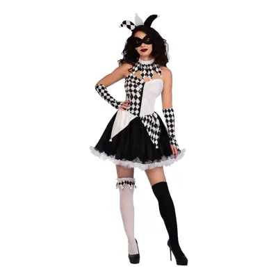 Gycklare Dam Maskeraddräkt - Small