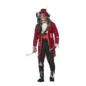 Kapten Krok Zombie Maskeraddräkt - Large