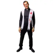 Maskeraddräkt Zombie Präst - Leksaksaffären -  Leksaksaffären