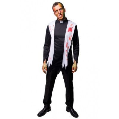 Maskeraddräkt Zombie Präst