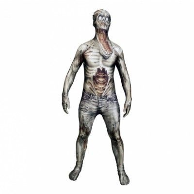 Morphsuit Zombie Maskeraddräkt - Large