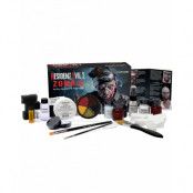 Resident Evil 2 Zombie Makeup Kit - Komplett Deluxe Zombie Sminkset 21 Delar