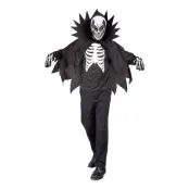 Skelett med Cape Maskeraddräkt - Large