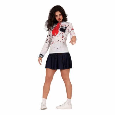 Skolflicka Zombie Maskeraddräkt - Medium