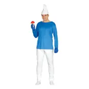 Smurf Maskeraddräkt - X-Large