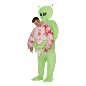 Uppblåsbar Bärande Alien Zombie Maskeraddräkt - One size