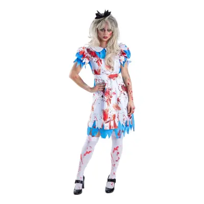 Zombie Alice Maskeraddräkt - Large