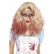 Zombie Blodig Alice Peruk