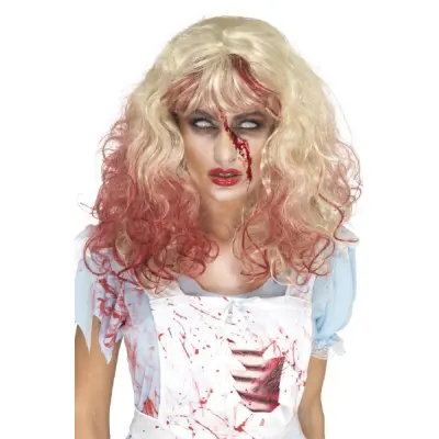 Zombie Blodig Alice Peruk
