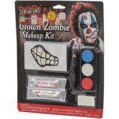 Zombie Clown Makeup - 3 färger
