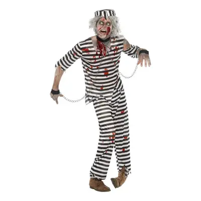 Zombie Fånge Maskeraddräkt - Medium