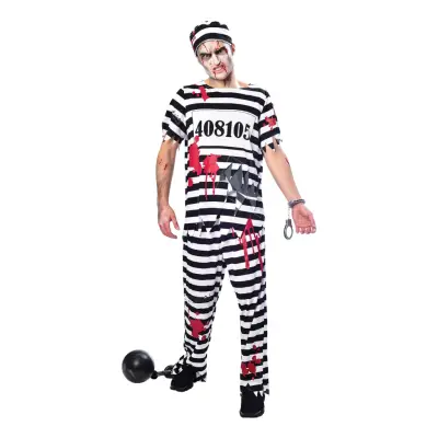 Zombie Fånge Maskeraddräkt - XX-Large