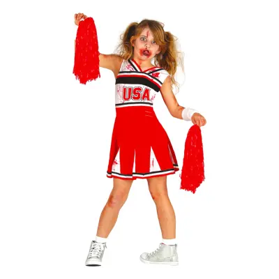 Zombie Hejarklacksledare Barn Maskeraddräkt - Large