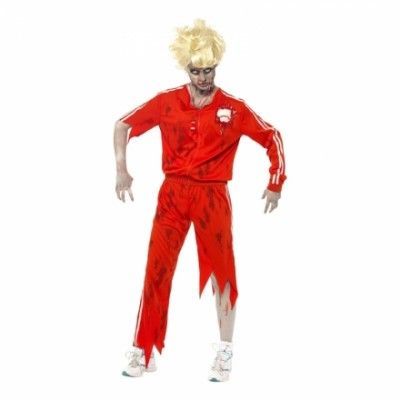 Zombie Idrottslärare Maskeraddräkt