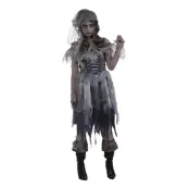 Zombie Pirat Dam Maskeraddräkt - One size