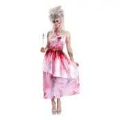 Zombie Prinsessa Rosa Maskeraddräkt - Small