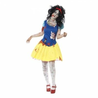 Zombie Snövit Maskeraddräkt - Small