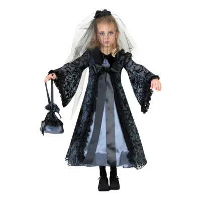 Zombiebrud Barn Maskeraddräkt - Large