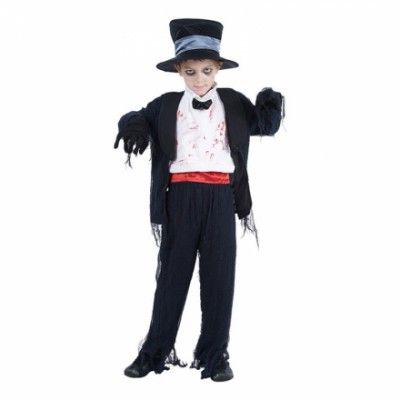 Zombiebrudgum Barn Maskeraddräkt