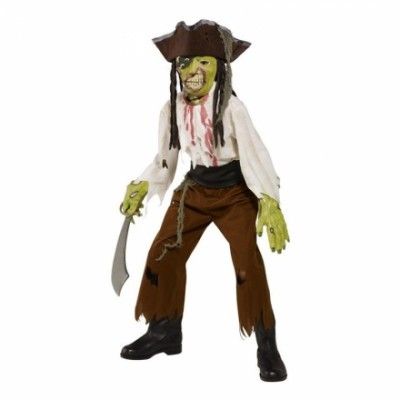 Zombiepirat Barn Maskeraddräkt