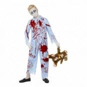 Zombiepojke i Pyjamas Barn Maskeraddräkt - Medium