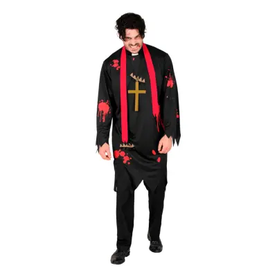 Zombiepräst Maskeraddräkt - XXX-Large