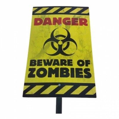 Zombie Varningsskylt