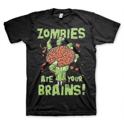 Eat brain. The Zombies ate your Brains. Your Brain. Artificial Brain футболка.