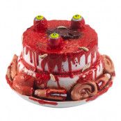 Zombietårta med Kroppsdelar Prop