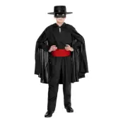 Zorro Barn Maskeraddräkt - X-Large