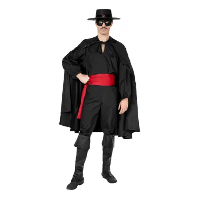 Zorro Deluxe Maskeraddräkt - Small