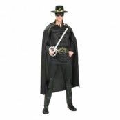 Zorro med Muskler Maskeraddräkt - Standard